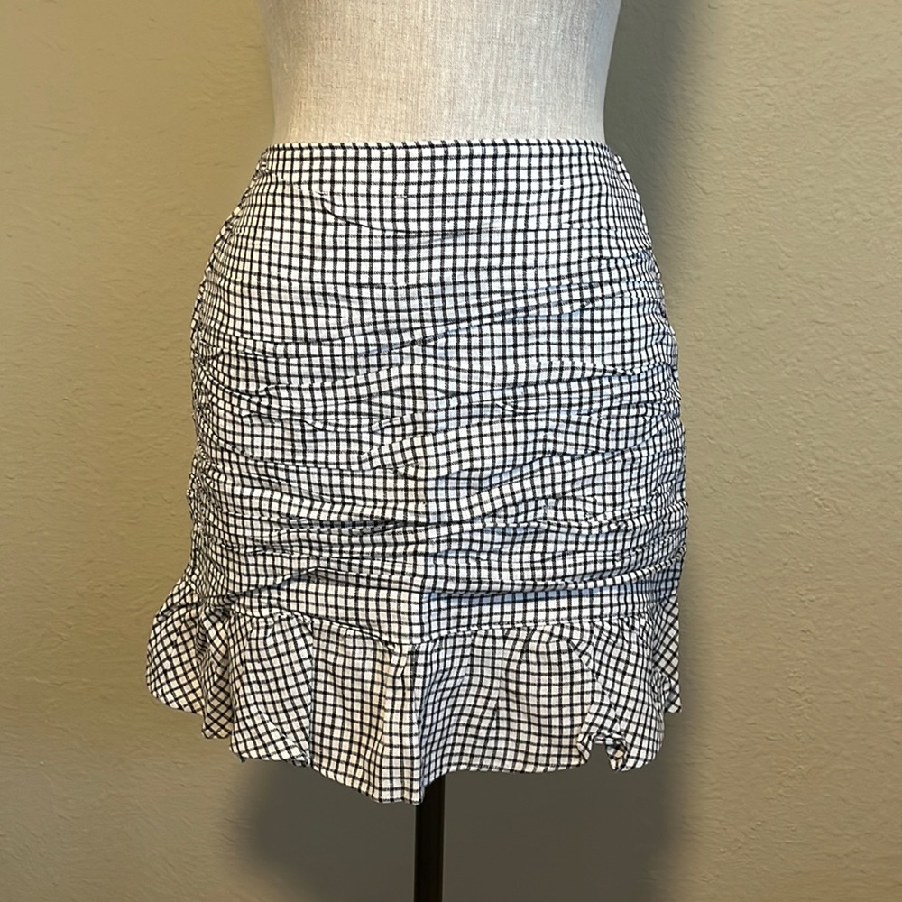 Abercrombie and Fitch Check Plaid Mini Skirt